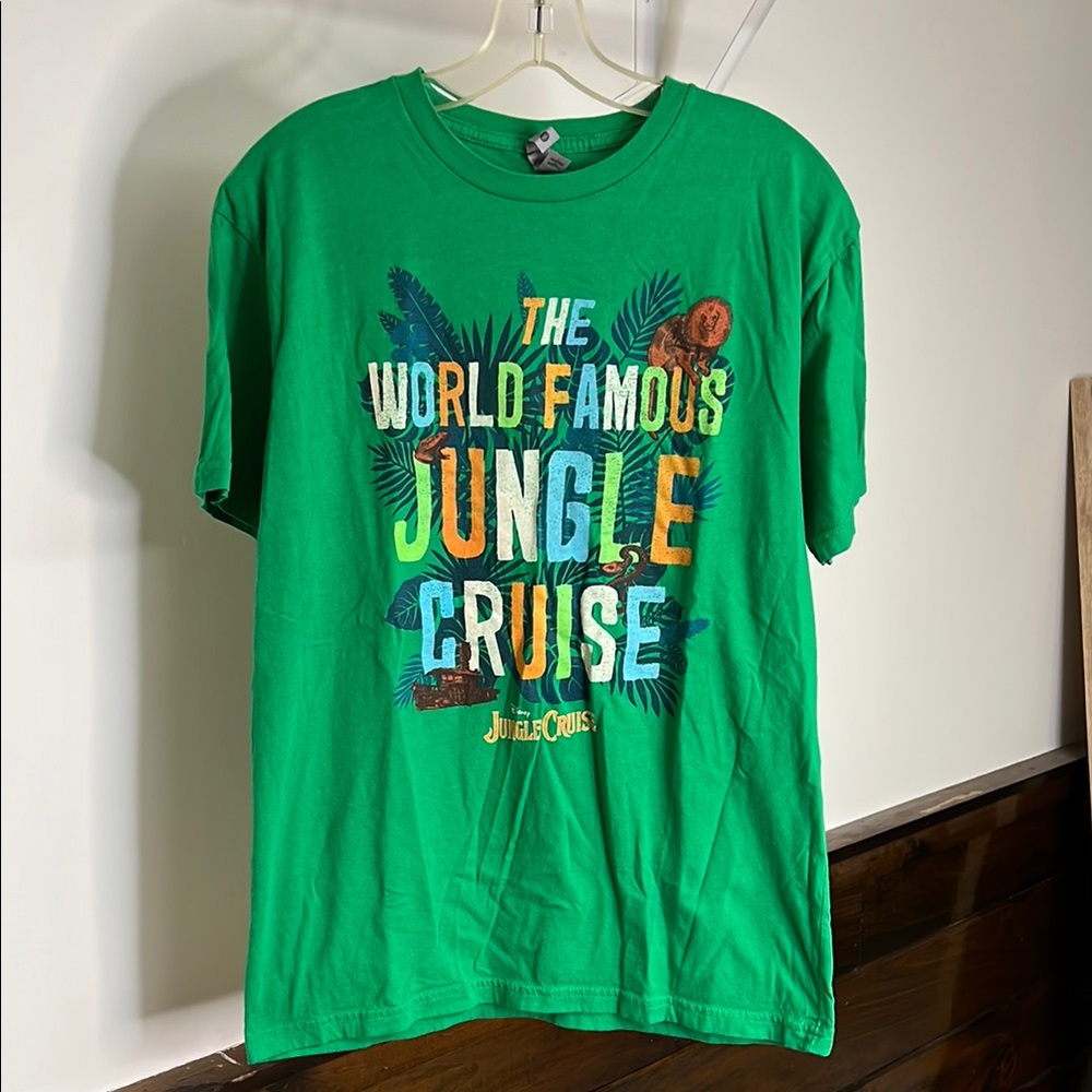 Disney Jungle Cruise Green T-Shirt- Large